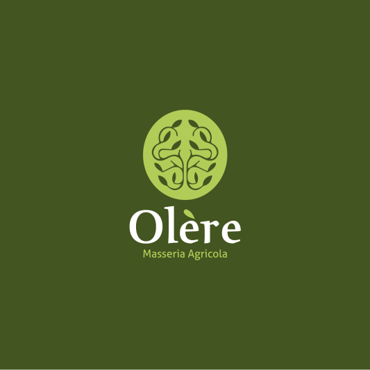 Comunicazione visiva: Branding e Stationary per Olère - Logo verde chiaro