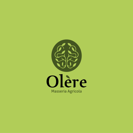 Comunicazione visiva: Branding e Stationary per Olère - Logo verde scuro